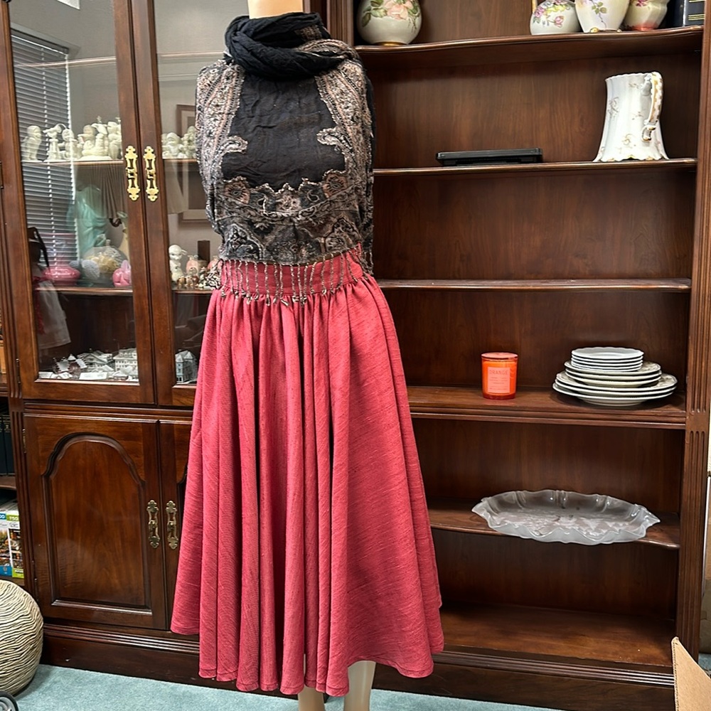 I’ ,jani Gathered Full Circle Skirt